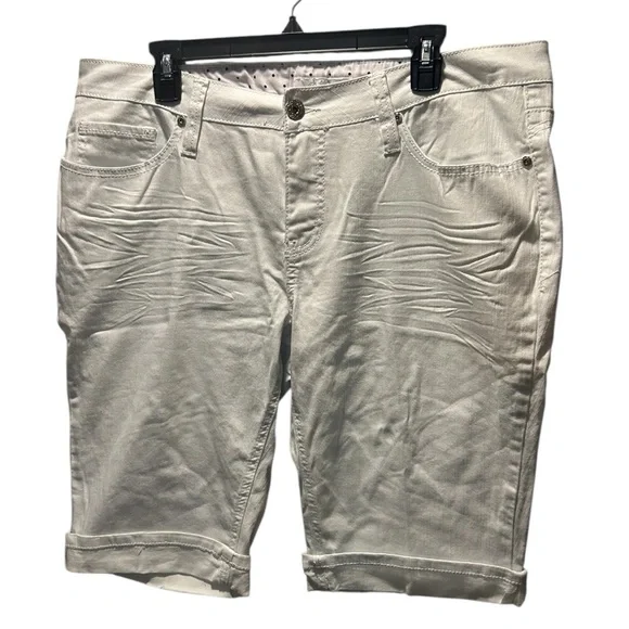 {Royalty by YMI} Women’s Sequined Bermuda Shorts - Picture 1 of 5